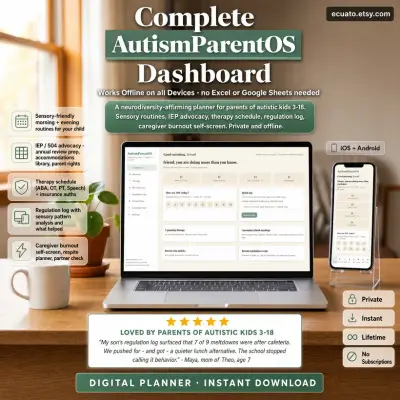 Autism Parent Support Planner preview