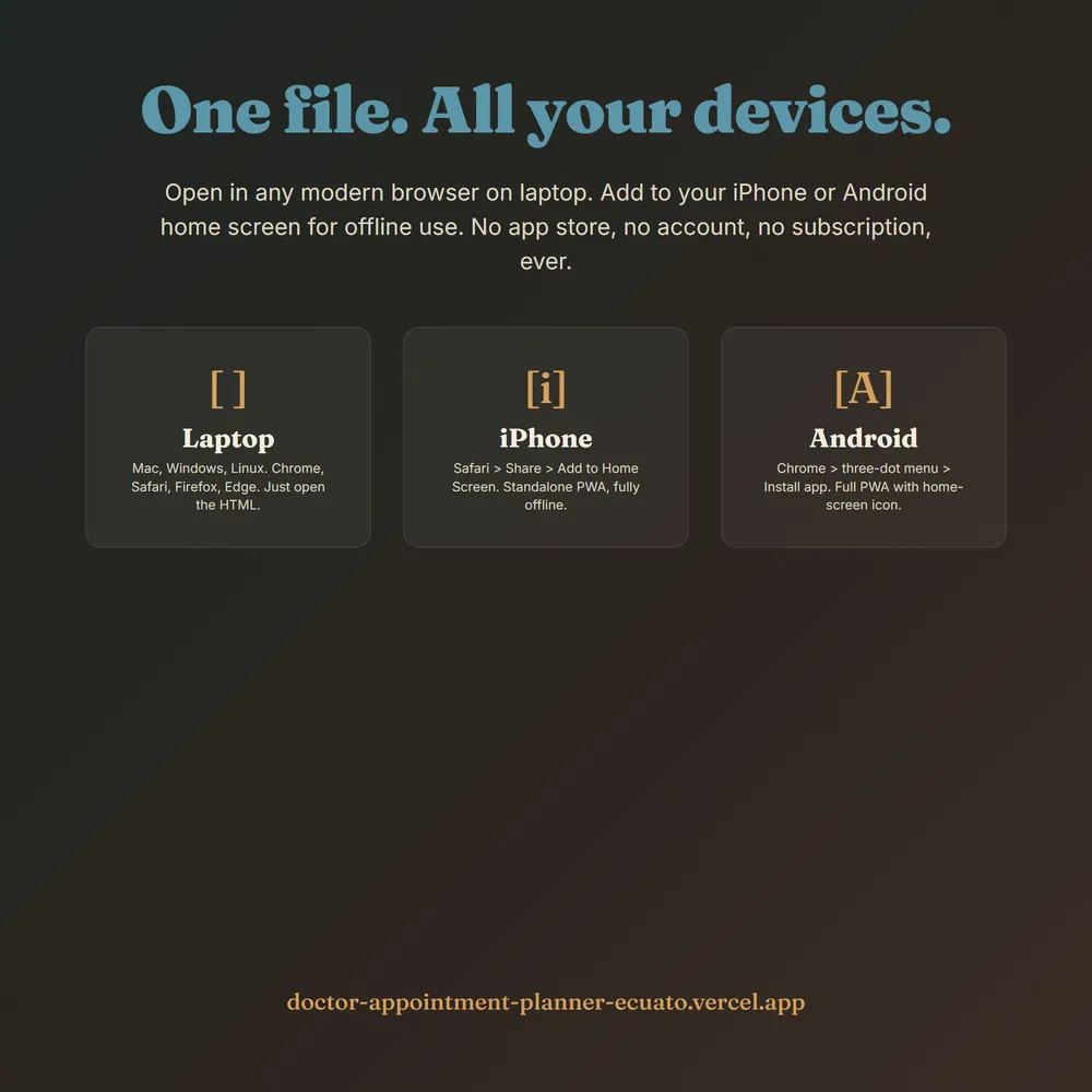 DocAppOS shown on laptop and phone