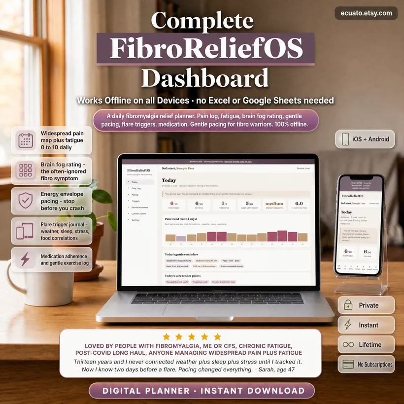 FibroReliefOS preview